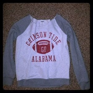 Size Medium VS PINK Crimson Tide sweatshirt EUC!